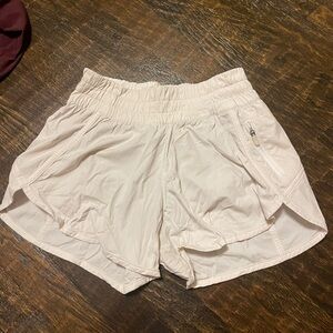 White Lululemon shorts size 4